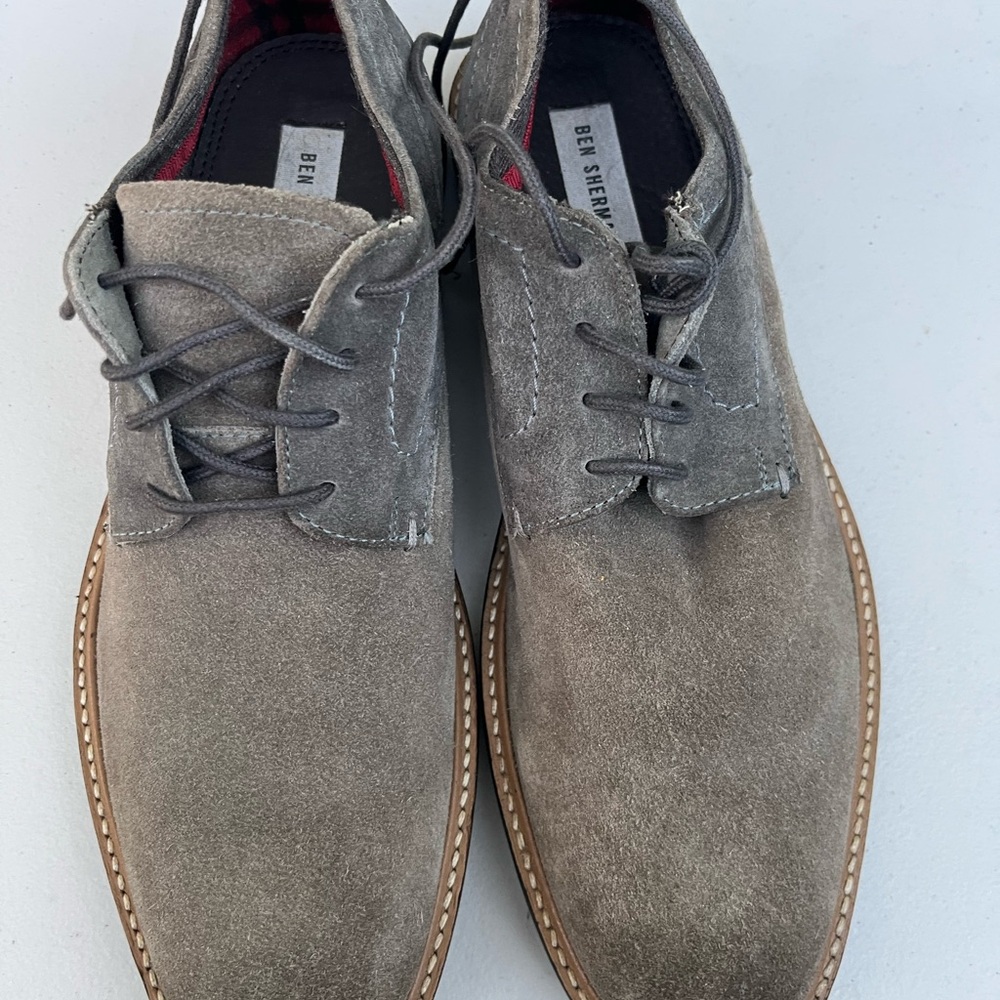 Ben Sherman Taupe Suede Chukka Boots